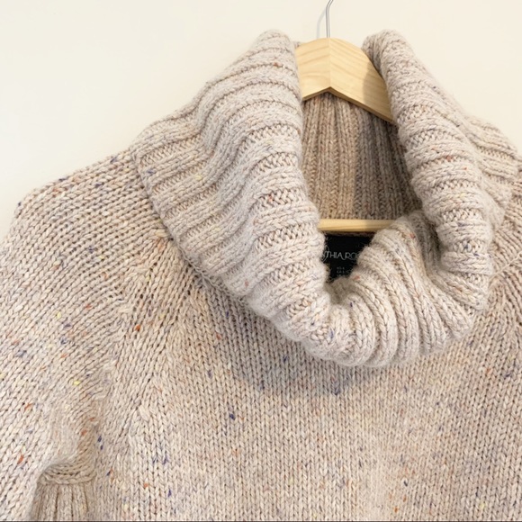 SOLD Cynthia Rowley | Chunky Donegal Turtleneck - Picture 8 of 13